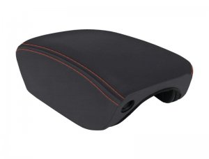 Jeep Wrangler JL Center Console Cover - PRP Seats - Black/Orange - 2018