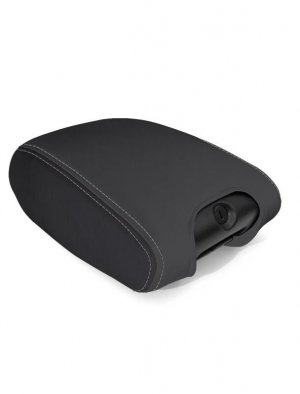 Jeep Wrangler JK Center Console Cover - PRP Seats - Black and Grey - `11-`18