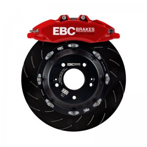 Honda Civic Brake Kit - Front - EBC - 380mm Rotors + Apollo-6 Calipers - Red - `17-`21