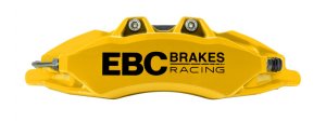 Honda Civic Brake Kit - Front - EBC - 380mm Rotors + Apollo-6 Calipers - Yellow - `17-`21