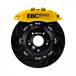 Honda Civic Brake Kit - Front - EBC - 380mm Rotors + Apollo-6 Calipers - Yellow - `17-`21