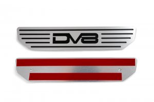 Jeep Gladiator Sill Plates - Rear - DV8 Offroad - DV8 Logo - Black - `18-`20