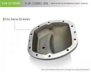 Jeep Wrangler JK - DVE Diff Covers