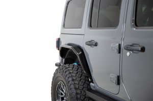 Jeep Wrangler JL Stealth Fighter Rear Fenders - Rear - Addictive Desert Designs - Stealth Fighter - Hammer Black - `18-`21