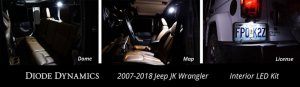 Jeep Wrangler JK Replacement Bulbs - Diode Dynamics - Stage 2 - Cool White