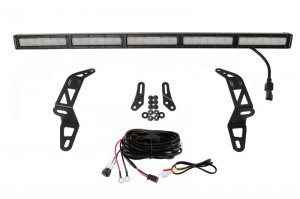 Jeep Gladiator LED Light Bar - Bumper - Diode Dynamics - SS30 Bumper Bracket Kit - Flood (Single) - White - `18-`21