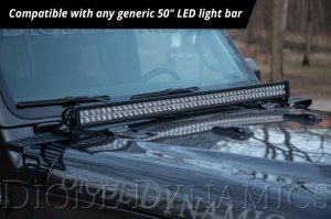 Jeep Gladiator LED Light Bars - Hood - Diode Dynamics - Stage Series 50 - `18-`21