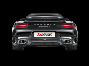 Porsche 911 Rear Carbon Fiber Diffuser - Akrapovic - Matte - `14-`15