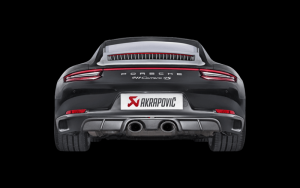 Porsche 911 Diffuser - Rear - Akrapovic - Carbon Fiber - Matte - `16-`17
