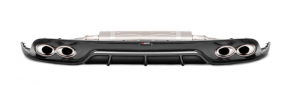 Porsche 911 Diffuser - Rear - Akrapovic - High Gloss - Carbon Fiber - `16-`17