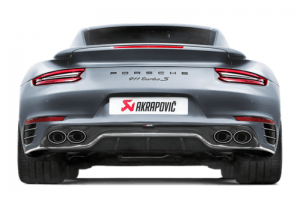 Porsche 911 Rear Diffuser - Akrapovic - Carbon Fiber - Matte - `16-`17