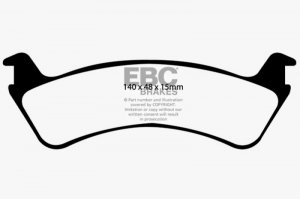 Jeep Grand Cherokee - EBC Yellowstuff Brake Pad Sets