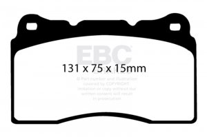 Honda Civic Brake Pads - Front - EBC - Yellowstuff - `17-`21