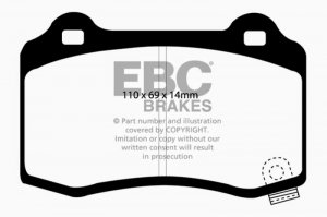 Jeep Grand Cherokee - EBC Yellowstuff Brake Pad Sets