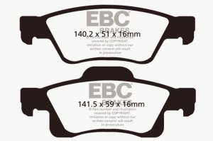 Jeep Grand Cherokee - EBC Yellowstuff Brake Pad Sets