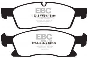 Jeep Grand Cherokee - EBC Bluestuff Brake Pad Sets