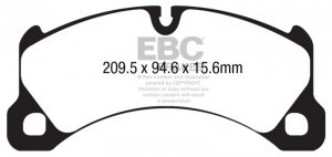 Porsche Cayenne EBC Bluestuff Brake Pad Sets