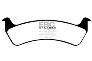Jeep Grand Cherokee - EBC Greenstuff Brake Pad Sets