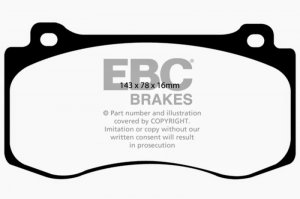 Jeep Grand Cherokee - EBC Greenstuff Brake Pad Sets