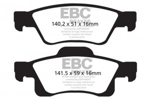 Jeep Grand Cherokee - EBC Greenstuff Brake Pad Sets