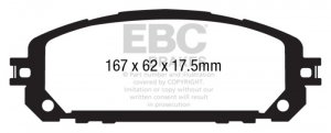 Jeep Cherokee - EBC Greenstuff Brake Pad Sets