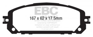 Jeep Cherokee - EBC Greenstuff Brake Pad Sets
