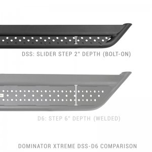 Jeep Gladiator Side Steps - Step Sliders - GoRhino - Dominator DSS 