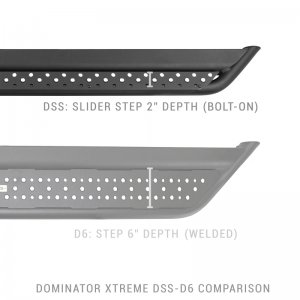 Jeep Gladiator Side Steps - Step Sliders - GoRhino - Dominator DSS 