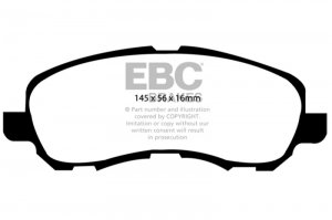 Jeep Patriot - EBC Extra Duty Brake Pad Sets