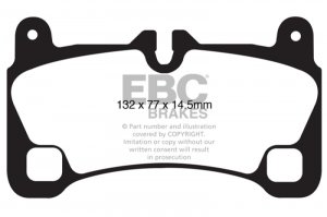 Porsche Cayenne EBC Extra Duty Brake Pad Sets