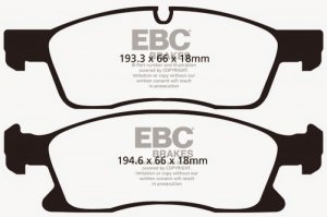 Jeep Grand Cherokee - EBC Extra Duty Brake Pad Sets