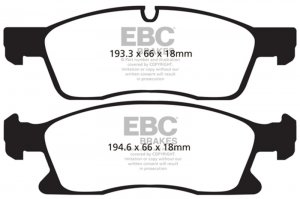 Jeep Grand Cherokee - EBC Extra Duty Brake Pad Sets