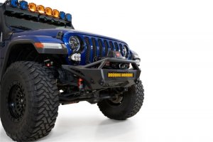 Jeep Gladiator Bumper - Front - Addictive Desert Designs - Stealth Fighter - Hammer Black, Satin Black - `18-`23
