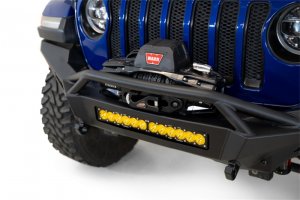 Jeep Wrangler JL Stealth Fighter Front Bumper - Front - Addictive Desert Designs - Hammer Black - `18-`23