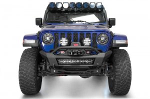 Jeep Gladiator Bumper - Front - Addictive Desert Designs - Phantom - Satin Black - `18-`24