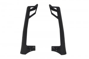 Jeep Wrangler JK Light Bar Mounting Bracket - Fishbone Offroad - Black textured powder coat - `07-`18