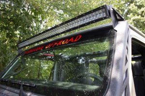 Jeep Gladiator Lighting Upgrade - Windshiled Light Bar Bracket for 52" Lights