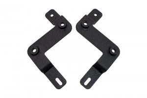 Jeep Gladiator Mounting Brackets - Fishbone Offroad - Auxiliary Light Mounting Bracket - Black textured powder coat - 2020