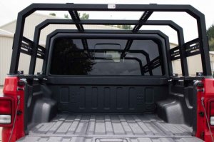 Jeep Gladiator Truck Bed Rack - Fishbone Offroad - Full Tackle Rack - Black Powdercoat - 2020+