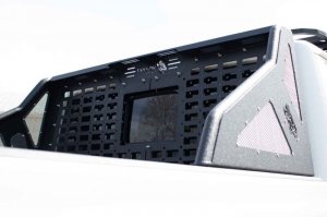 Jeep Gladiator Molle Panel - Fishbone Offroad - Fishbone Offroad JT Bed Window Panel - Black Textured - 2020+