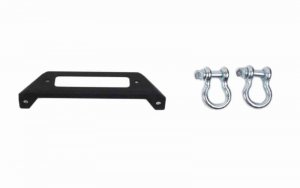 Jeep Wrangler JK Front Winch Bumper - Front - Fishbone Offroad - Stubby with Tube Guard - `07-`18