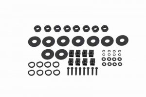 Jeep Wrangler JK Front Bumpers - Front - Fishbone Offroad - Full Width Winch - Black - `07-`18