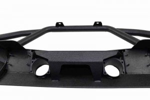 Jeep Wrangler JK Front Bumpers - Front - Fishbone Offroad - Full Width Winch - Black - `07-`18