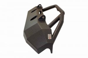 Jeep Gladiator Bumper - Front - Fishbone Offroad - Mid-Width Winch - Black textured powder coat - 2020