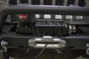Jeep Gladiator Bumper - Front - Fishbone Offroad - Mid-Width Winch - Black textured powder coat - 2020