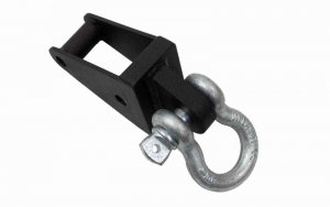 Jeep Wrangler JK D-Ring Frame Mounts - Rear - Fishbone Offroad - Black - `07-`18