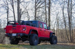 Jeep Gladiator Bumper - Rear - Fishbone Offroad - Mako - Black textured powder coat - 2020+