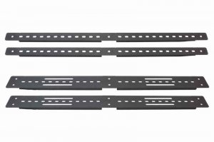 Jeep Gladiator Truck Bed Rack - Fishbone Offroad - Half Height Tackle Rack - Black - 2020+