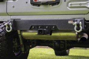 Jeep Wrangler JL Rear Bumper Delete - Rear - Fishbone Offroad - Black Powder Coated - 2018