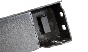 Jeep Wrangler JL Rear Bumper Delete - Rear - Fishbone Offroad - Black Powder Coated - 2018